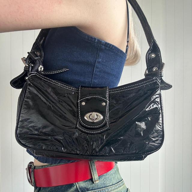 Vintage Women's Shoulder bags - Black on Productcaster.