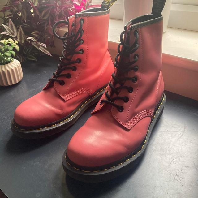 Dr. Martens Women's Lace up Boots - Pink - UK 5 on Productcaster.