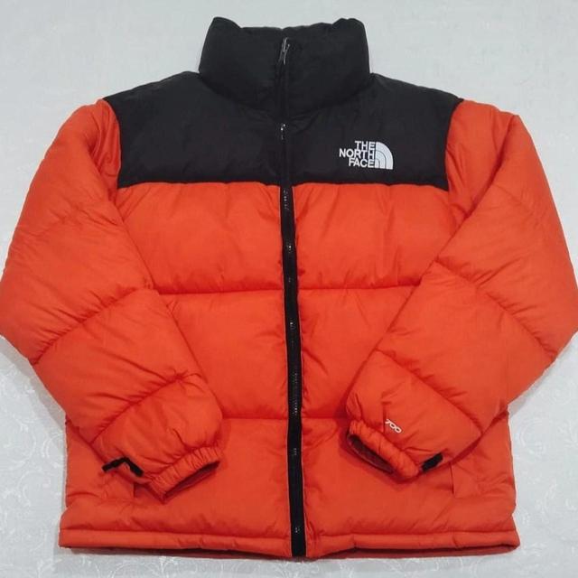 The North Face Men's Puffer Jacket - Red/Orange - M on Productcaster.