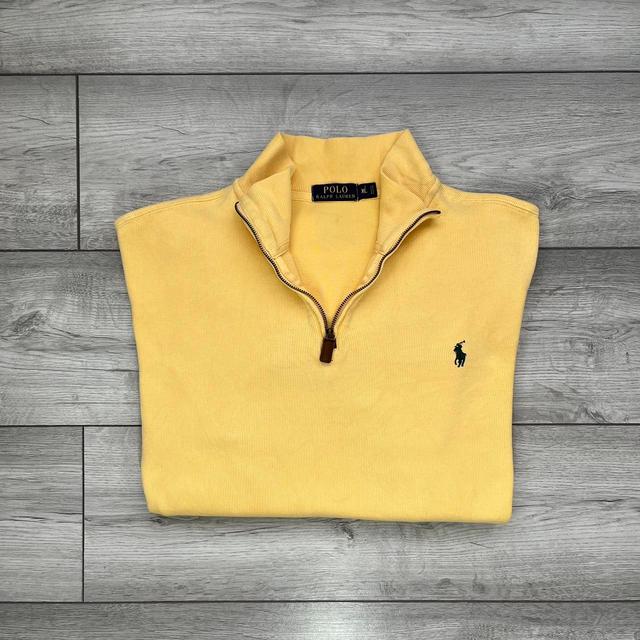 Ralph Lauren Men's Sweatshirt - Yellow - XL on Productcaster.