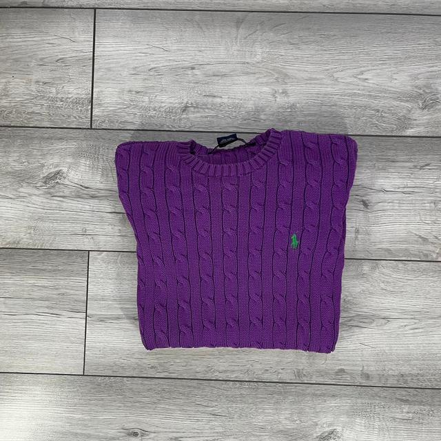 Ralph Lauren Women's Sweatshirt - Purple - 6 on Productcaster.