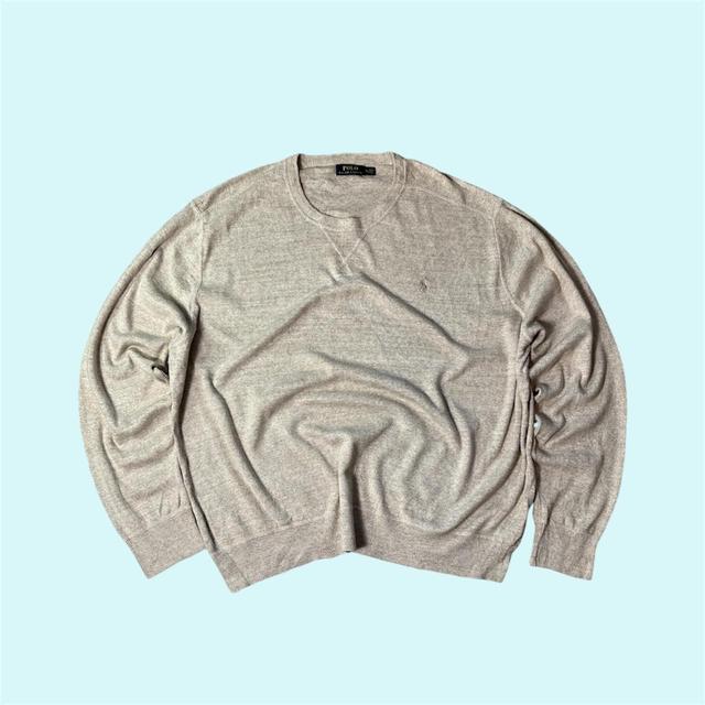 Ralph Lauren Men's Sweatshirt - Cream - XL on Productcaster.