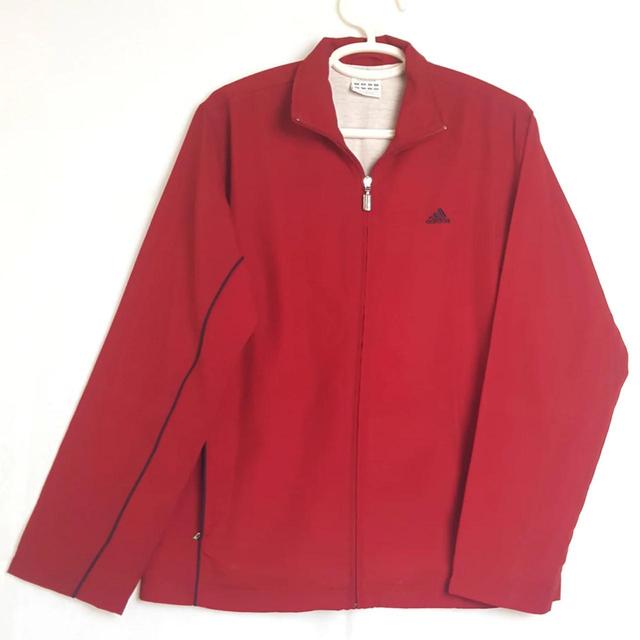 Adidas Men's Lightweight Jacket - Red - M on Productcaster.