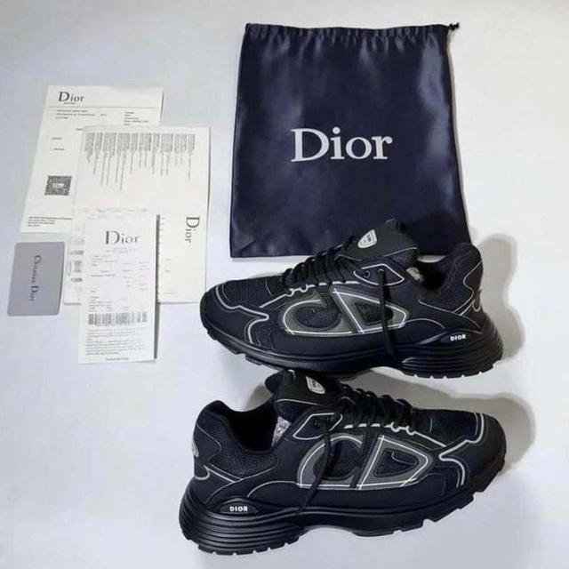 Christian Dior Men's Trainers - Black - UK 10 on Productcaster.