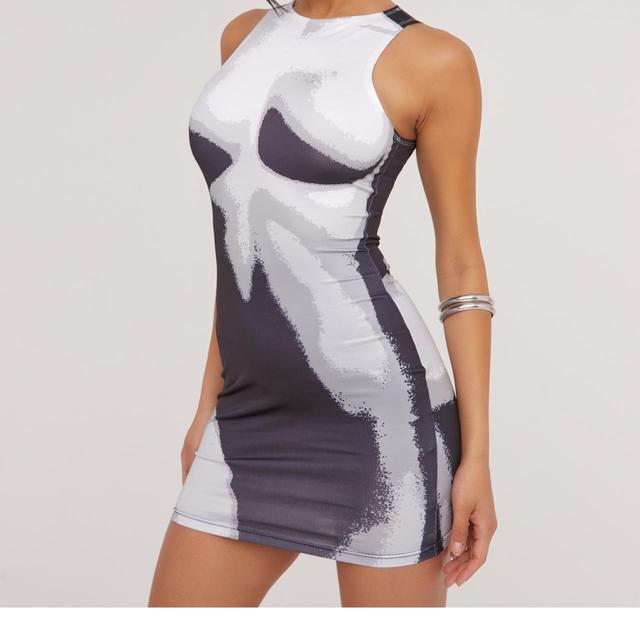 EGO Women's Bodycon Dress - Grey/Black - 8 on Productcaster.