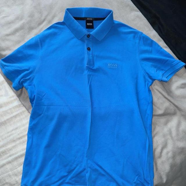 Hugo Boss Men's Polo shirt - Blue - S on Productcaster.