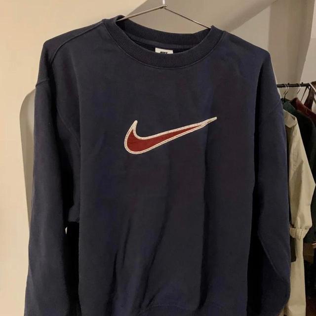 Nike Men's Sweatshirt - Navy - XL on Productcaster.