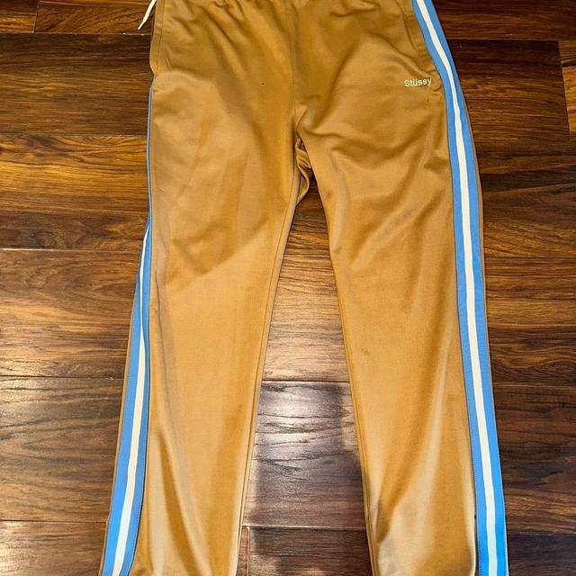 Stüssy Men's Sweatpants - Tan - L on Productcaster.