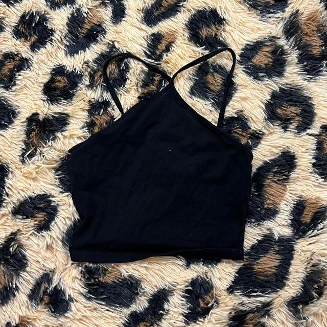 H&M Women's Crop top - Black - XS on Productcaster.