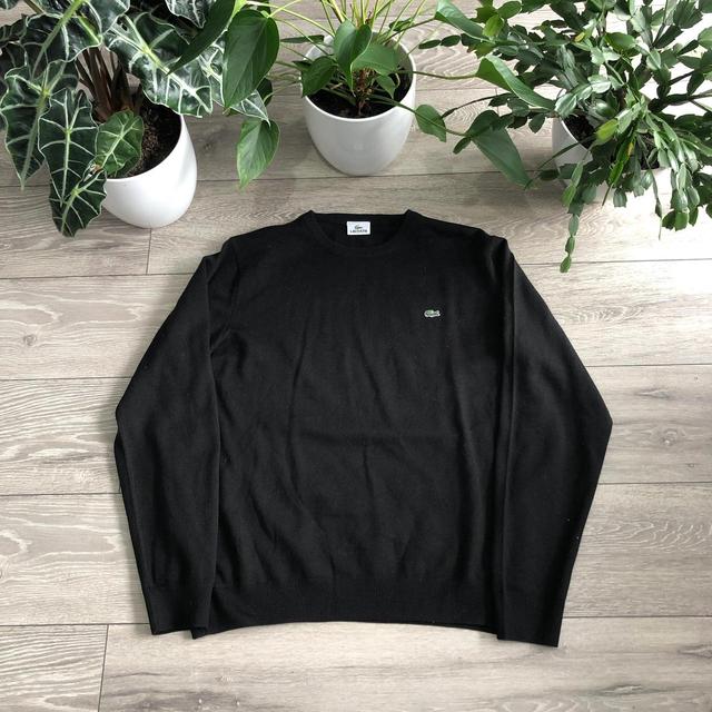 Lacoste Men's Sweatshirt - Black - L on Productcaster.