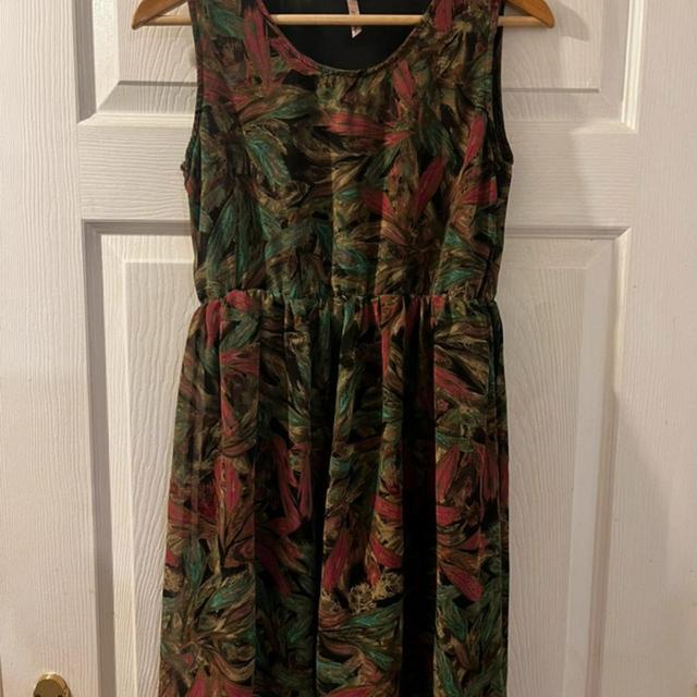 Women's Midi Dress - Multi/Green - 10 on Productcaster.