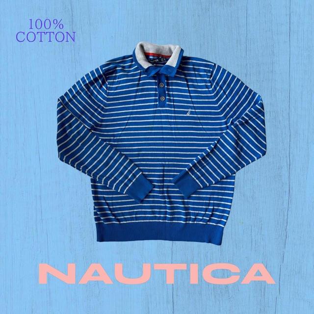 Nautica Men's Jumper - Blue - M on Productcaster.