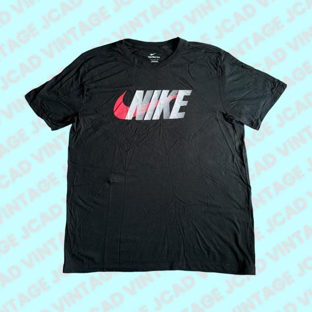 Nike Men's T-shirt - Grey/Black - L on Productcaster.