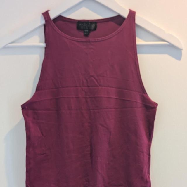 Topshop Women's Bodysuit - Red/Burgundy - 10 on Productcaster.