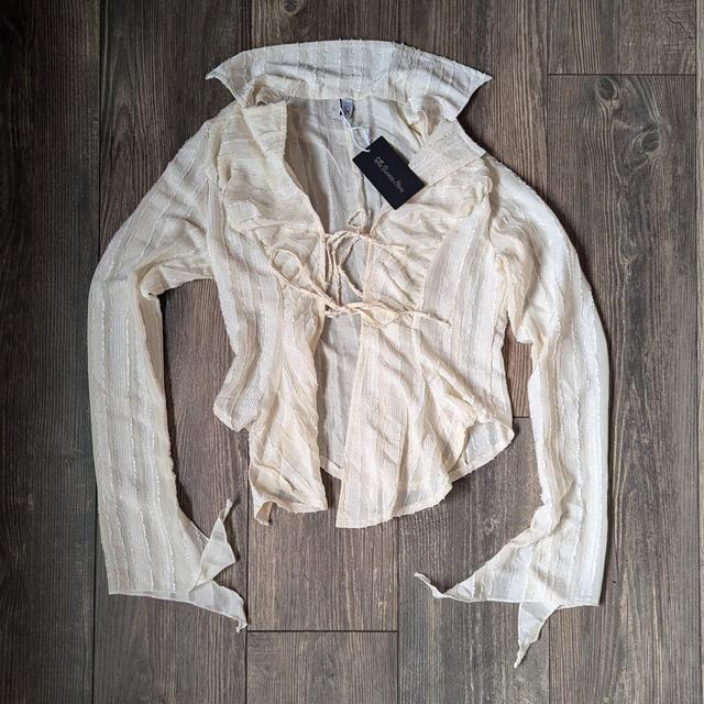 Women's Shirt - Cream - S on Productcaster.