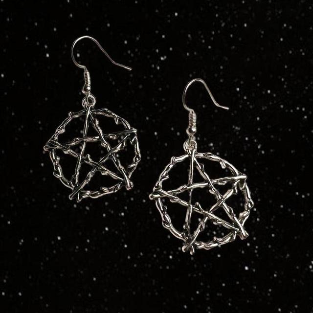 Women's Earrings - Silver on Productcaster.