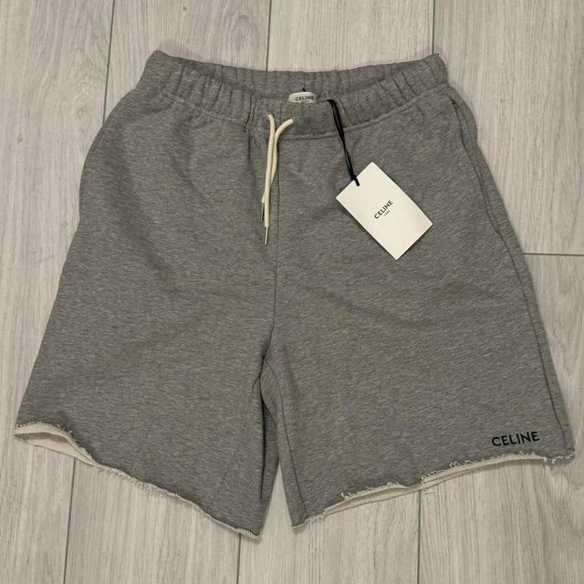 CELINE Men's Shorts - Grey - S on Productcaster.