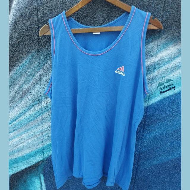 Adidas Men's Vest - Blue - XXL on Productcaster.