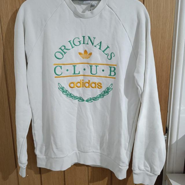 Adidas Originals Men's Sweatshirt - White - S on Productcaster.