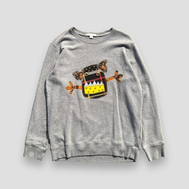 Burberry Women's Sweatshirt - Grey/Multi - S on Productcaster.