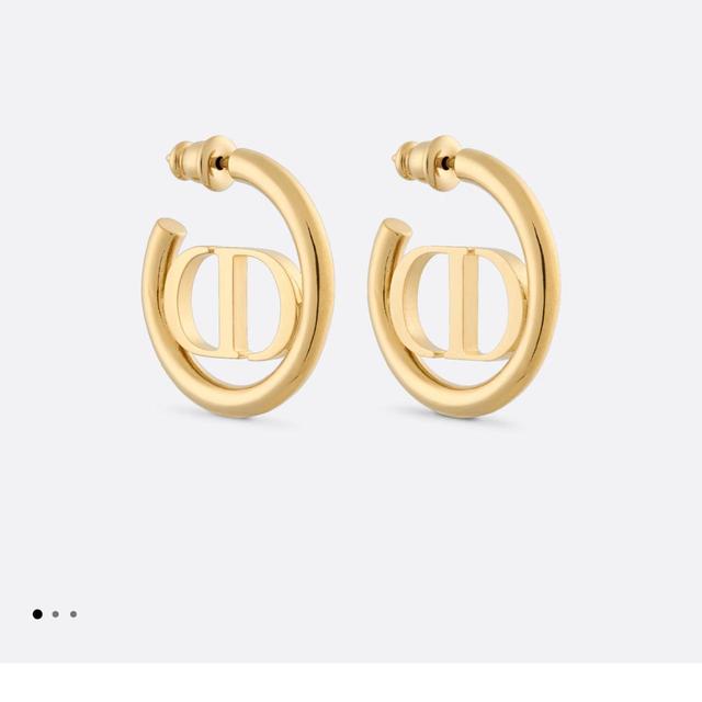 Christian Dior Women's Earrings - Gold on Productcaster.