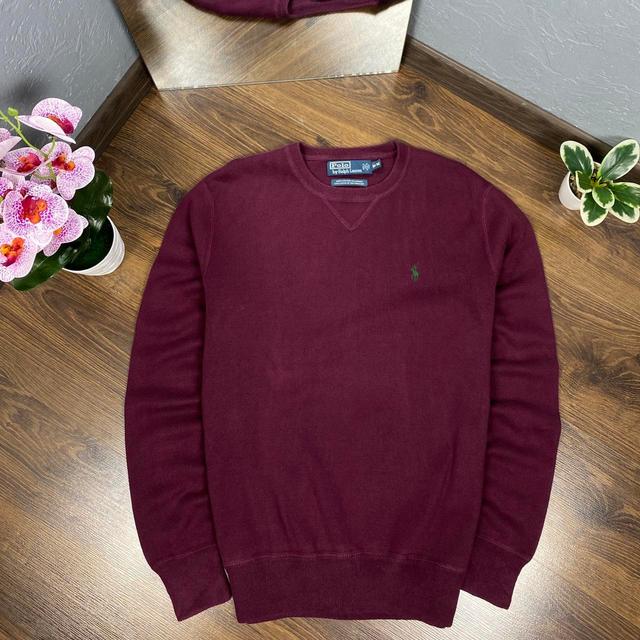 Polo Ralph Lauren Men's Jumper - Burgundy - M on Productcaster.