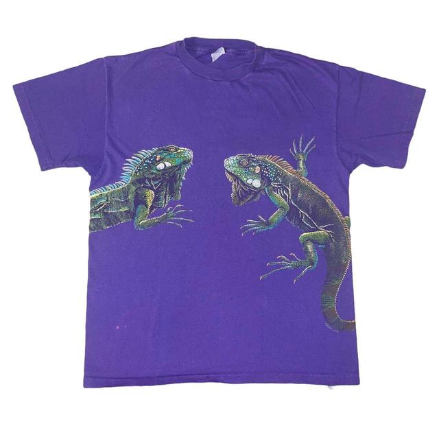 Hanes Men's T-shirt - Purple - L on Productcaster.