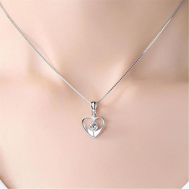 Women's Necklace - Silver on Productcaster.