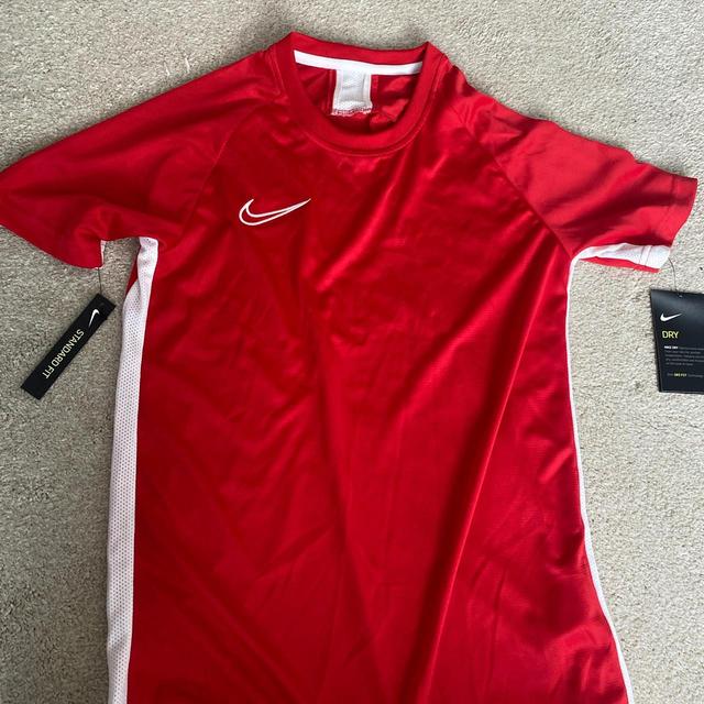 Nike Kids' T-shirt - Red/White on Productcaster.