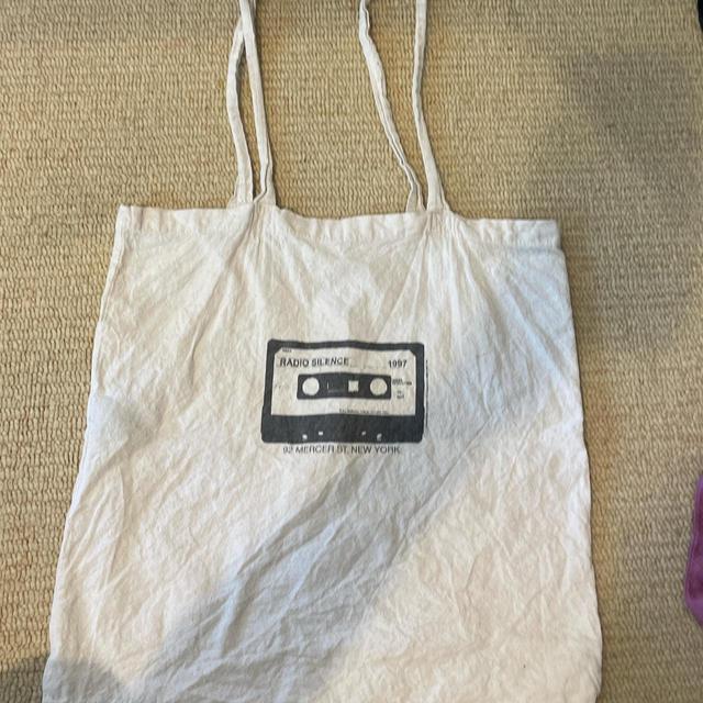 Brandy Melville Women's Tote bags - White/Cream on Productcaster.