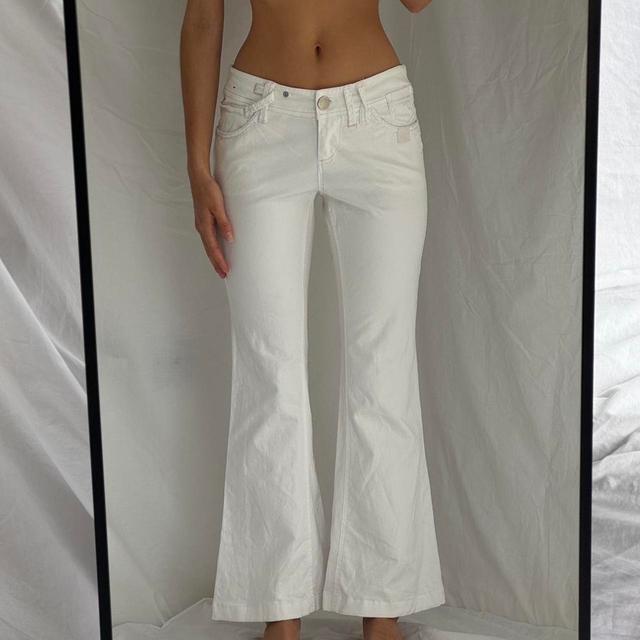 River Island Women's Jeans - White - UK 10 on Productcaster.