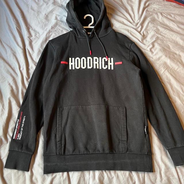 Hoodrich Men's Hoodie - Black/White - S on Productcaster.