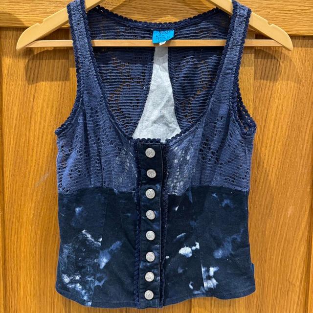 Christian Lacroix Men's Vest - Navy/Blue - S on Productcaster.