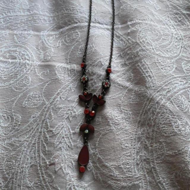 Women's Necklace - Red on Productcaster.