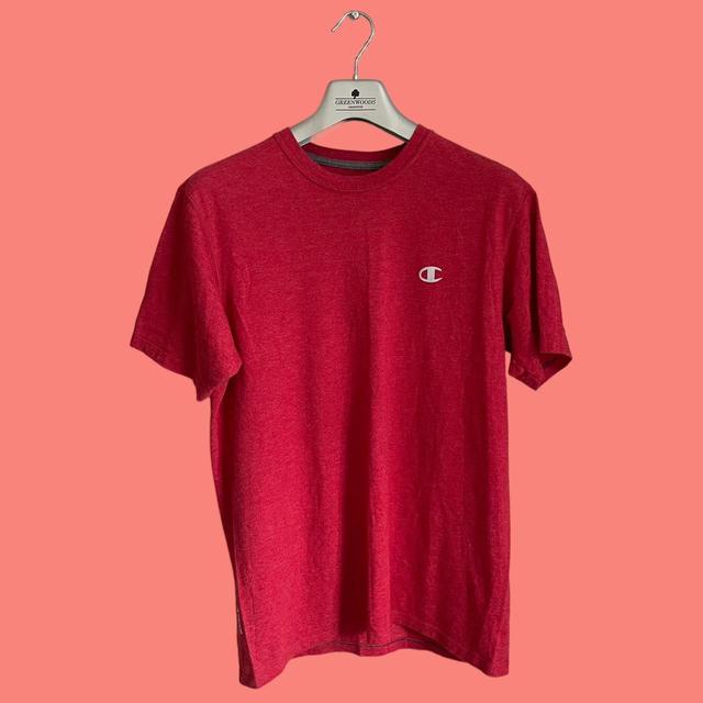 Champion Men's T-shirt - Red - M on Productcaster.