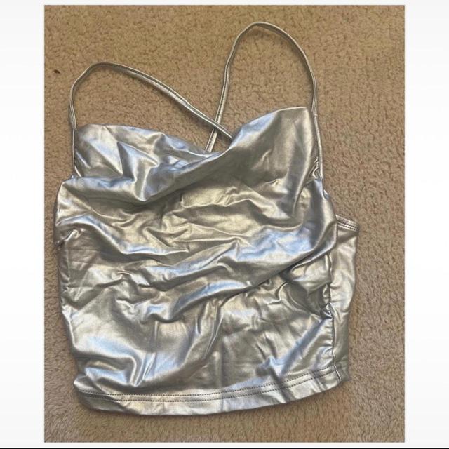 Women's Crop top - Silver - 6 on Productcaster.