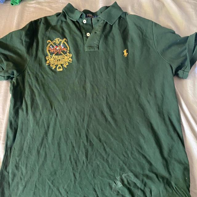 Polo Ralph Lauren Men's Polo shirt - Green - M on Productcaster.