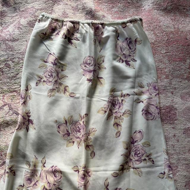 Vintage Women's Party Skirt - Pink/White - UK 10 on Productcaster.