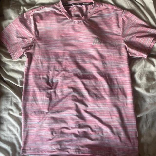 Montirex Men's T-shirt - Pink/Blue - S on Productcaster.