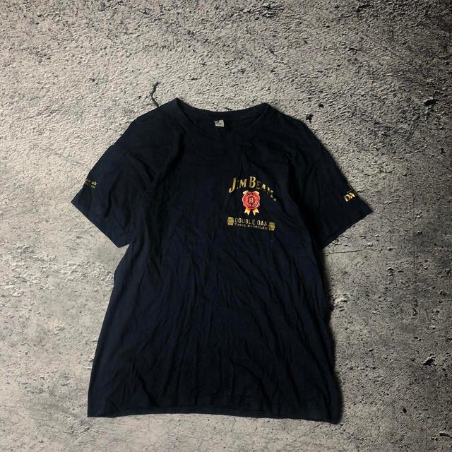 American Vintage Men's T-shirt - Navy/Black - L on Productcaster.