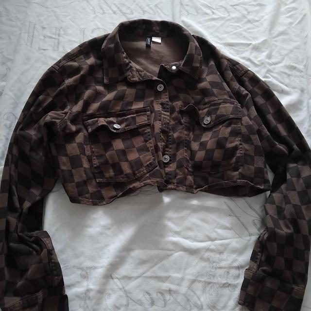 H&M Women's Casual Jacket - Brown - UK 10 on Productcaster.