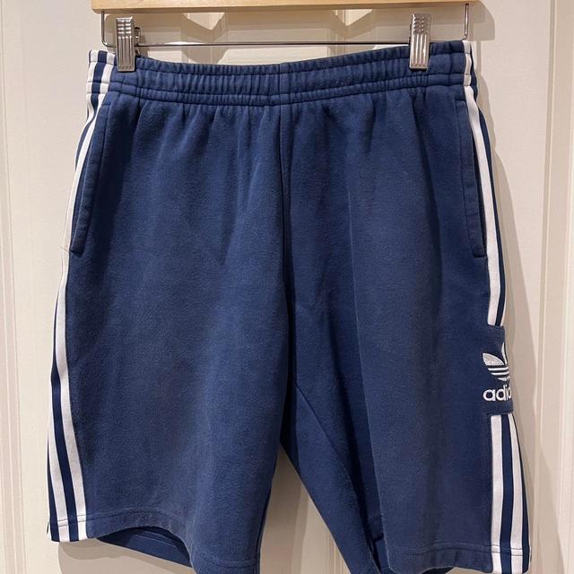 Adidas Men's Shorts - Blue - S on Productcaster.