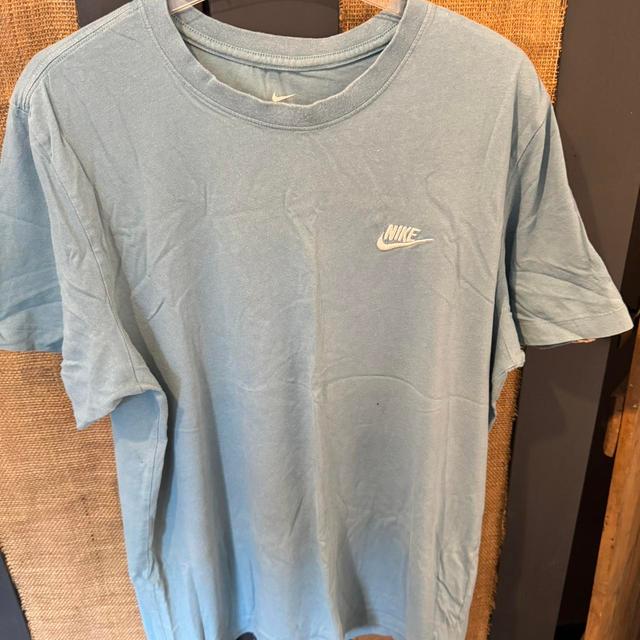 Nike Men's T-shirt - Blue - L on Productcaster.