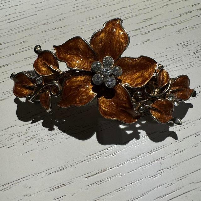 Vintage Women's Hair accessory - Brown/Gold on Productcaster.