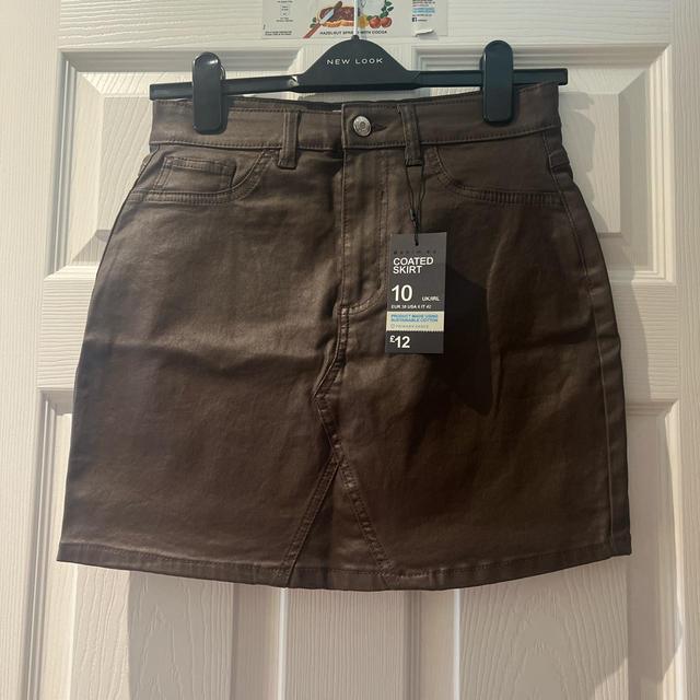 Primark Women's Skirt - Brown - UK 10 on Productcaster.