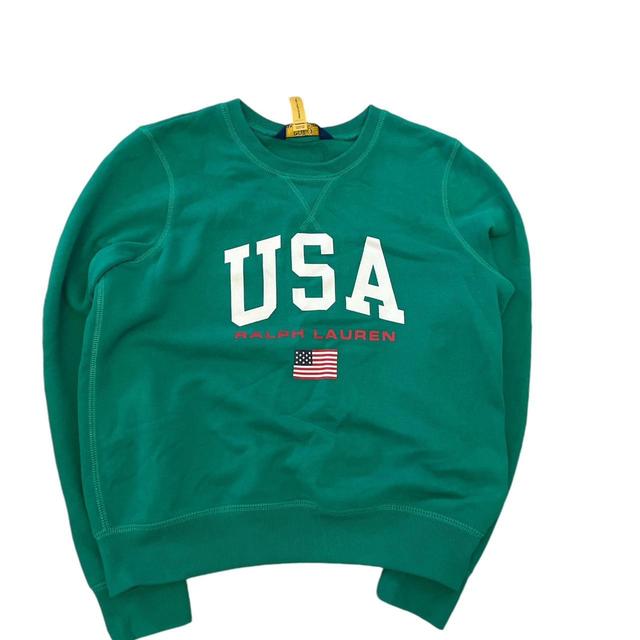 Ralph Lauren Women's Jumper - Green - 6 on Productcaster.