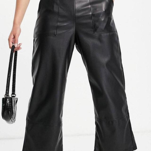 Threadbare Women's High waisted Trousers - Black - UK 10 on Productcaster.