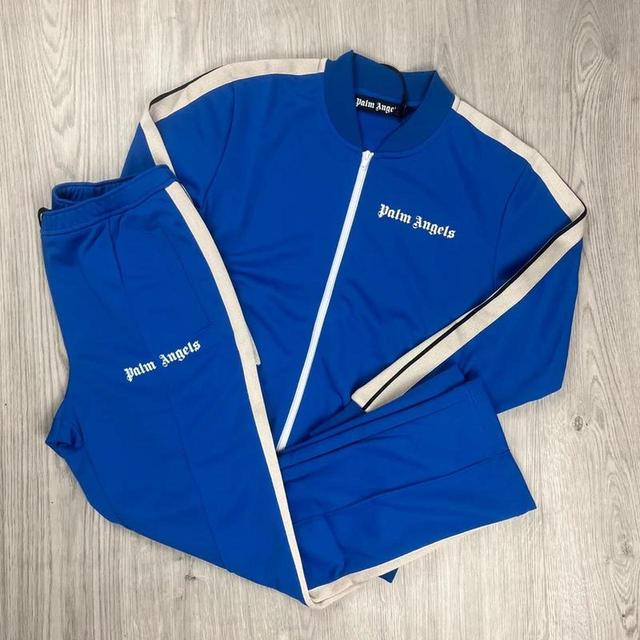 Palm Angels Men's Coats and jackets - Blue - S on Productcaster.