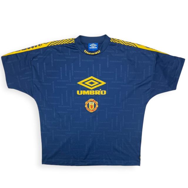 Umbro Men's T-shirt - Navy/Blue - XL on Productcaster.