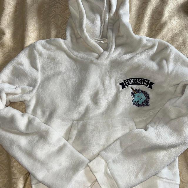 H&M Kids' Hoodie - White on Productcaster.